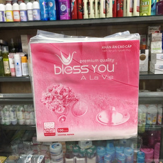 Khăn giấy lụa Bless You hộp 180 tờ