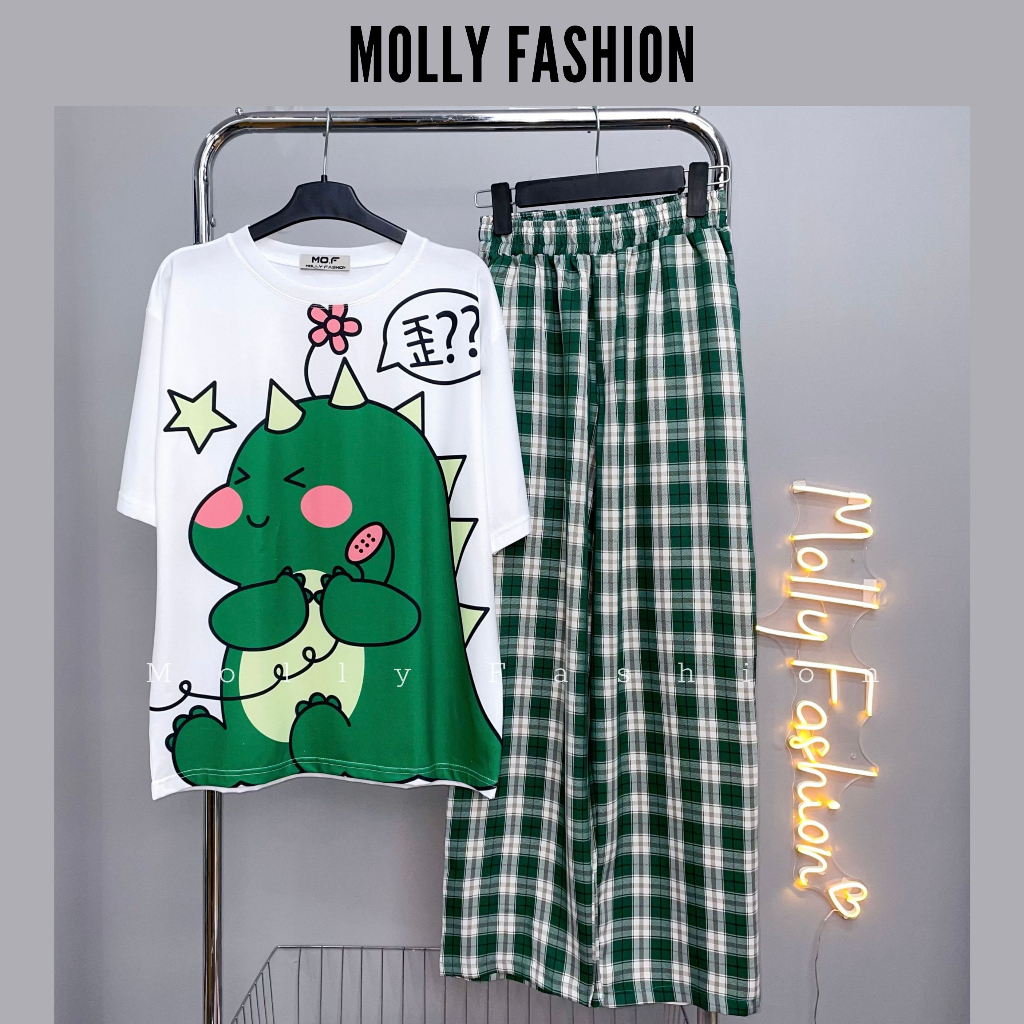 Set đồ nữ quần dài CARO KATE NHIỀU MẪU 2 ❤️ Đồ bộ hoạt hình Freesize Molly Fashion