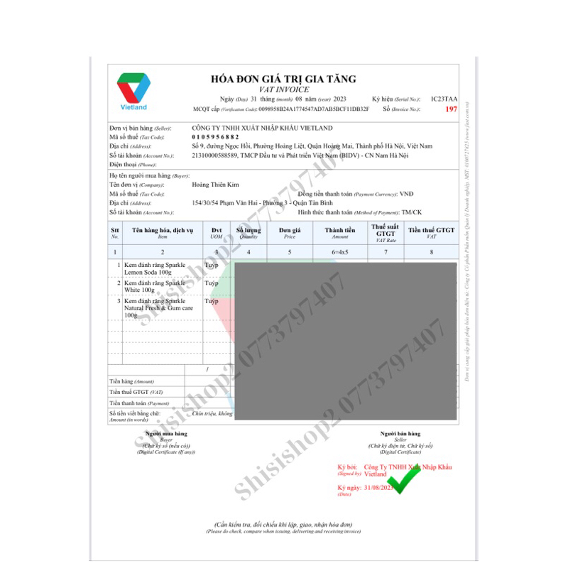 💐 Kem Đánh Răng SPARKLE FRESH WHITE  Thái Lan 100g