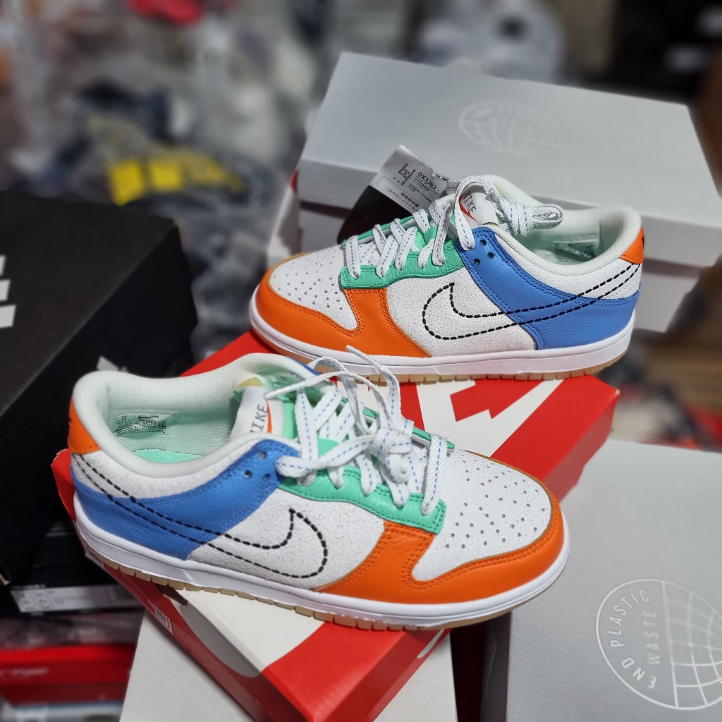 Giày Sneaker Dunk Low GS Nữ Ni.ke DX3363 100 Hàng Authentic Nội Đia Nhật Bản