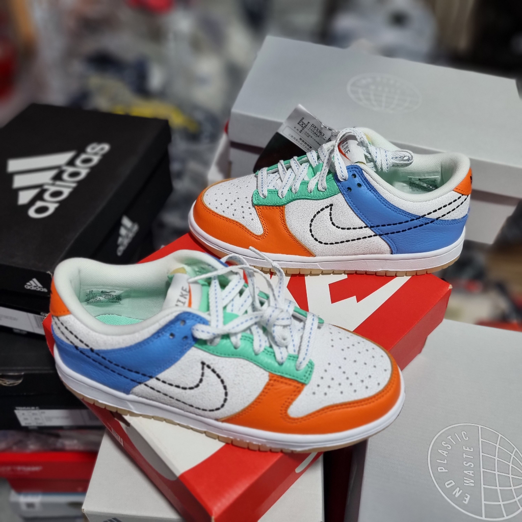 Giày Sneaker Dunk Low GS Nữ Ni.ke DX3363 100 Hàng Authentic Nội Đia Nhật Bản