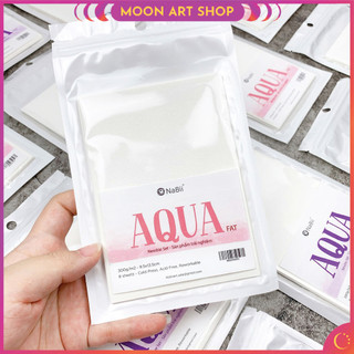 Giấy vẽ màu nước Nabii Aqua Fat 300gsm set trải nghiệm 8 tờ