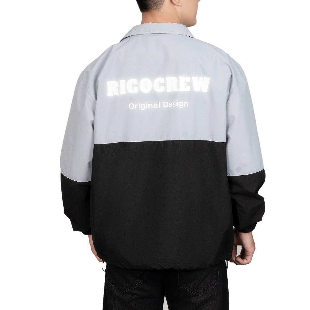 Áo khoác gió phối 2 màu Rico M11