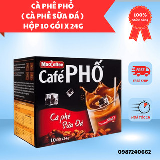 Cà phê phố hộp 10 gói x 24g