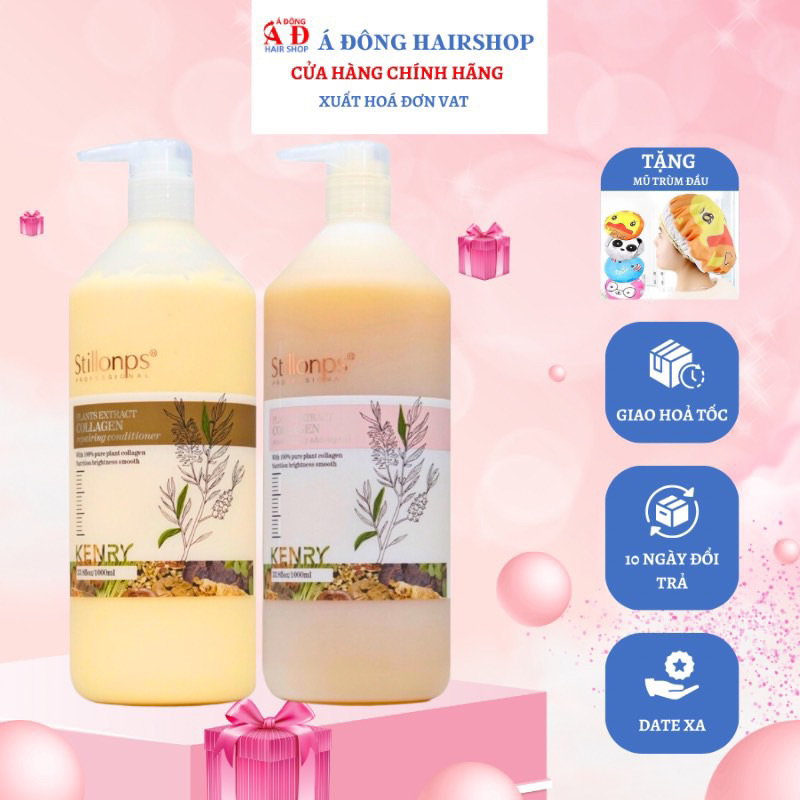 Dầu gội xả dưỡng sinh Stillonps 1000ml, giúp phục hồi, thư giãn da đầu