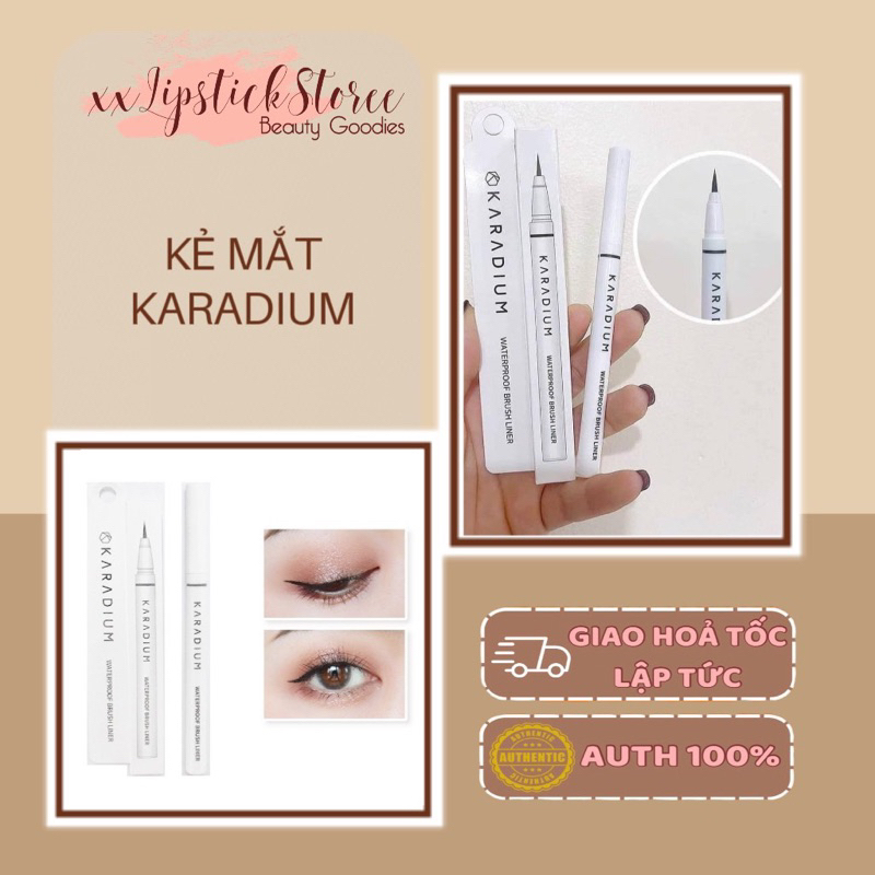Kẻ mắt Karadium Waterproof Brush Eyeliner