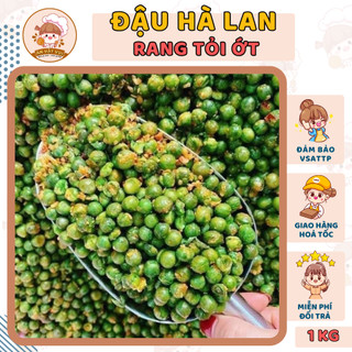 Combo 1Kg Đậu hà lan rang tỏi ớt Ăn Vặt Vui