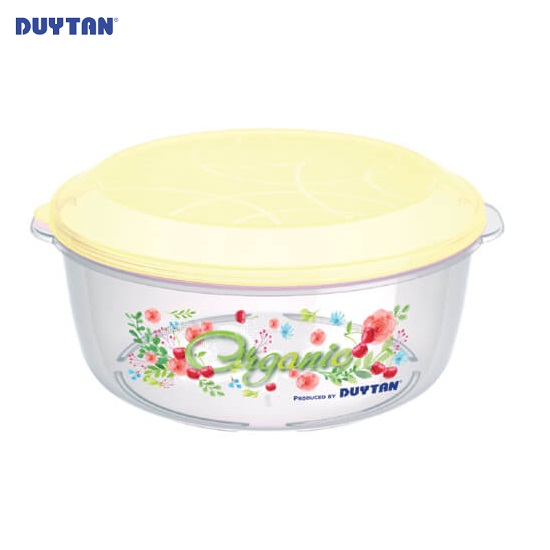 Thố tròn trung nhựa DUY TÂN 1400ml  - 06285 - Giao màu ngẫu nhiên