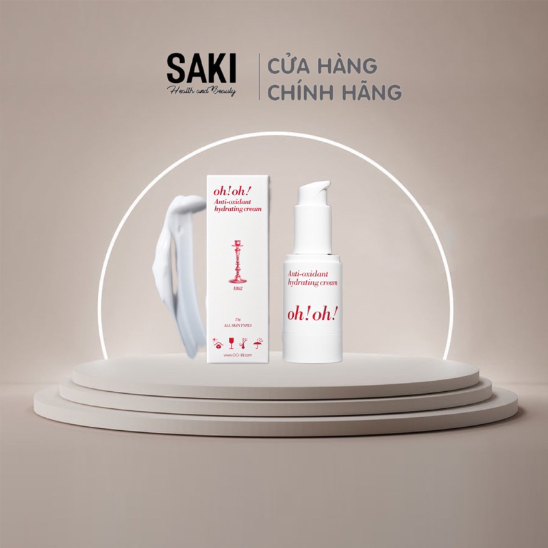 Kem Dưỡng Ẩm, Chống Oxy Hóa &amp; Làm Sáng Da oh!oh! Anti Oxidant Hydrating Cream 25g