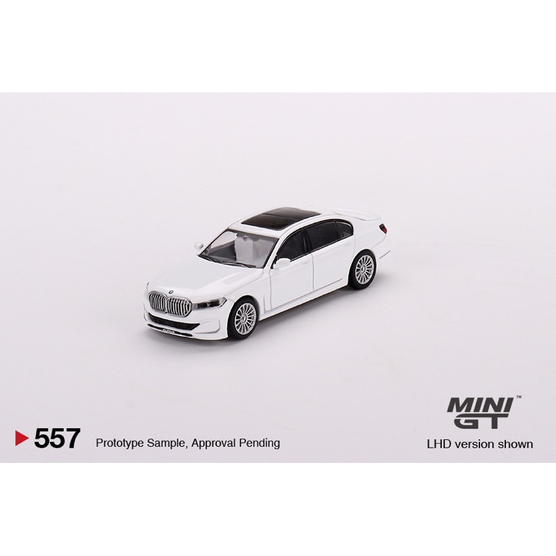 Hobby Store xe mô hình Mini GT #557 BMW Alpina B7 xDrive Alpine White Trắng - LHD