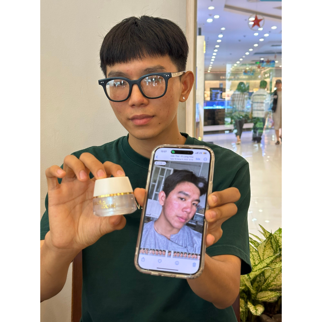 KEM FACE RAU MÁ JIUHE ACNES - KEM FACE MỤN RAU MÁ THANH TÔ