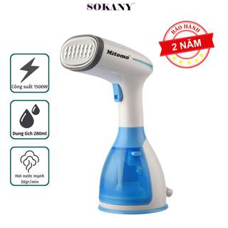 Bàn ủi hơi nước cầm tay Mitomo MW - 801 tích hợp 3 chế độ là hàng cao cấp công suất 1500W - bảo hành 2 năm
