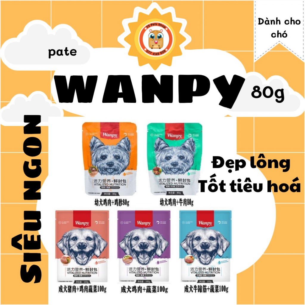 Súp wanpy cho chó - siêu ngon