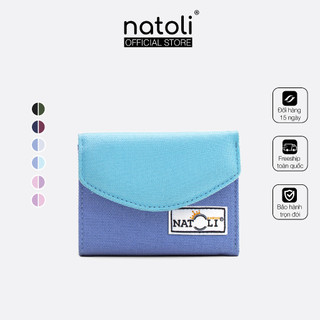 Ví nữ mini thương hiệu NATOLI chất vải canvas nhiều ngăn kháng nước nhỏ gọn BST The Button Wallet V5