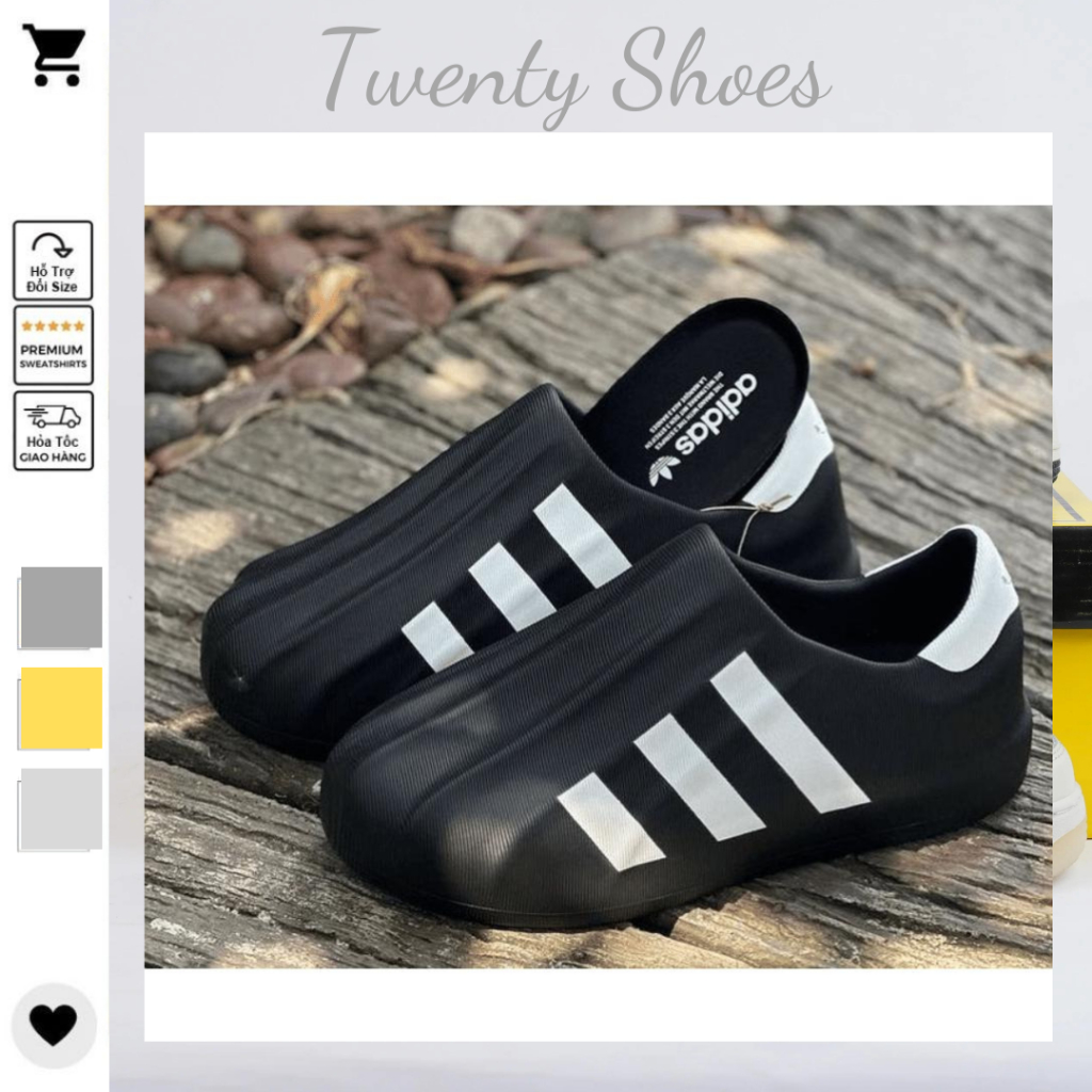 Giày Adidas Adifom Đen Trắng, Giày Sneaker Nam Nữ Hàng Cao Cấp Full Bill Box