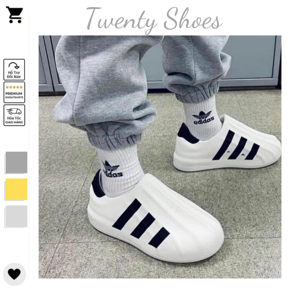 Giày Adidas Adifom Đen Trắng, Giày Sneaker Nam Nữ Hàng Cao Cấp Full Bill Box