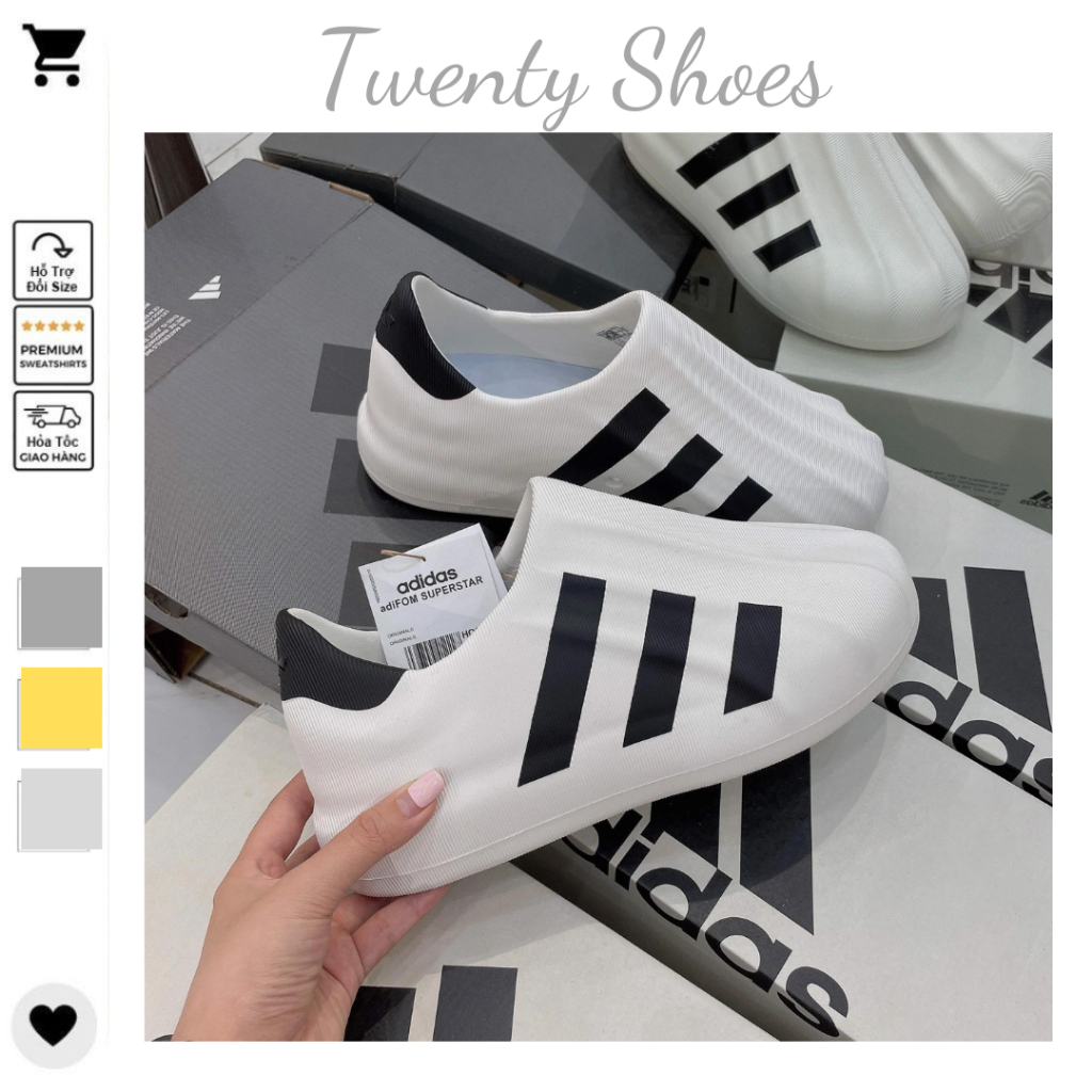 Giày Adidas Adifom Đen Trắng, Giày Sneaker Nam Nữ Hàng Cao Cấp Full Bill Box