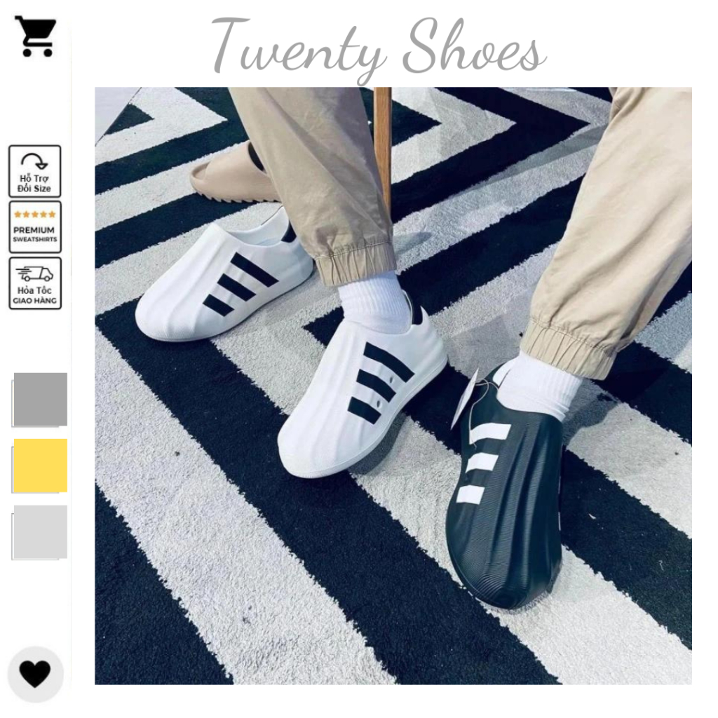 Giày Adidas Adifom Đen Trắng, Giày Sneaker Nam Nữ Hàng Cao Cấp Full Bill Box