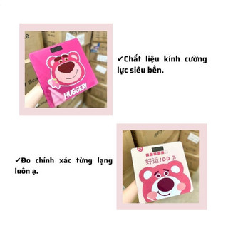 Cân điện tử Gấu dâu