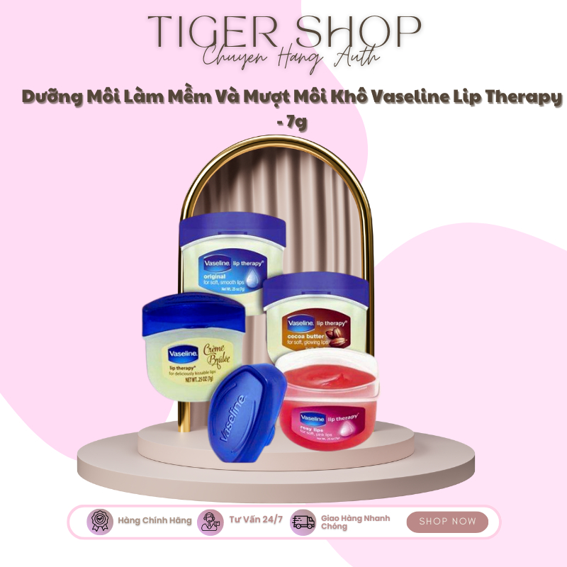 Dưỡng Môi Làm Mềm Và Mượt Môi Khô Vaseline Lip Therapy - 7g