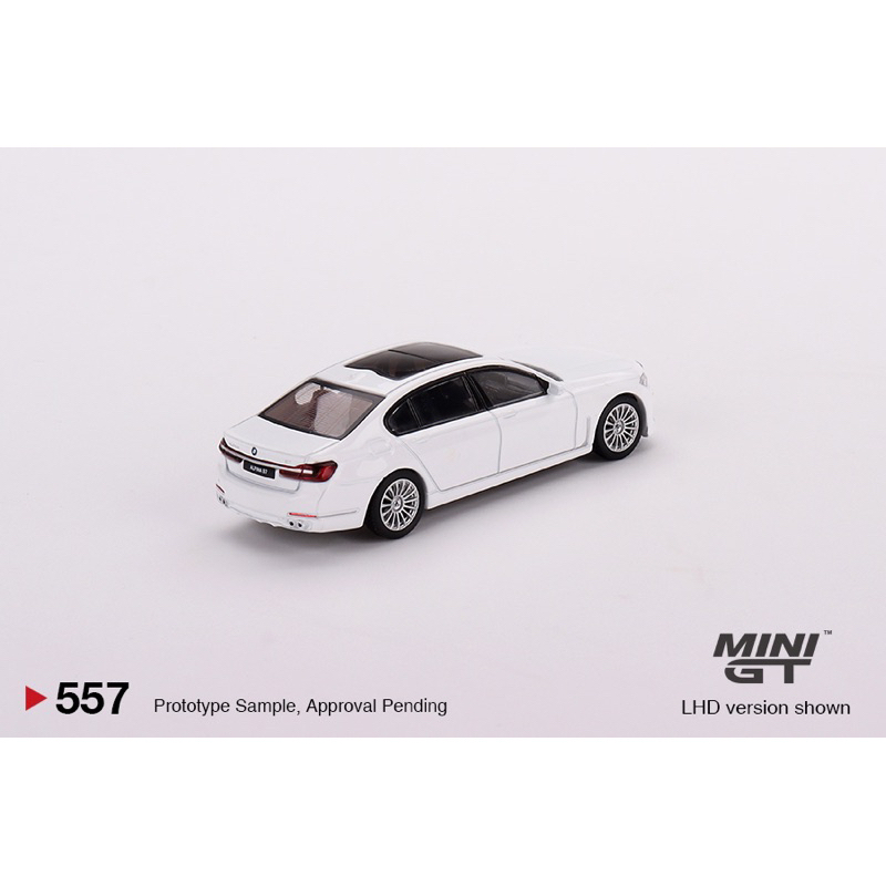 Hobby Store xe mô hình Mini GT #557 BMW Alpina B7 xDrive Alpine White Trắng - LHD