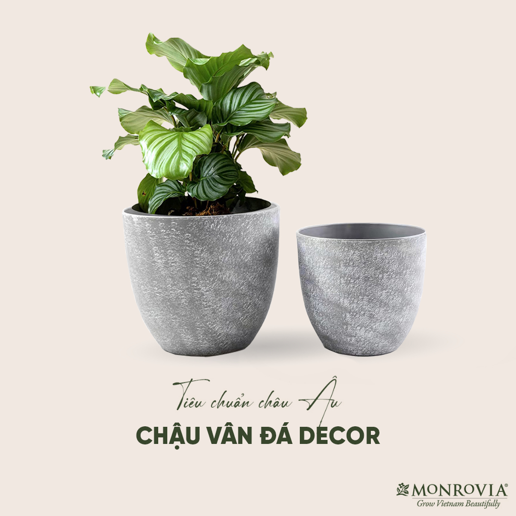 Chậu trồng cây DOCNEEM cho hoa, cây cảnh, ban công, bonsai, cao cấp nhập khẩu