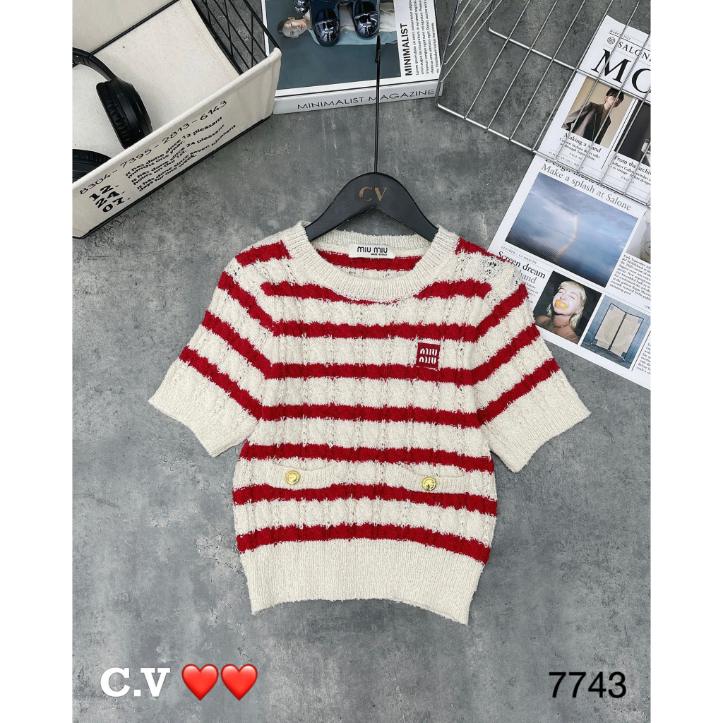 Áo crotop cộc tay len hàng QCL1