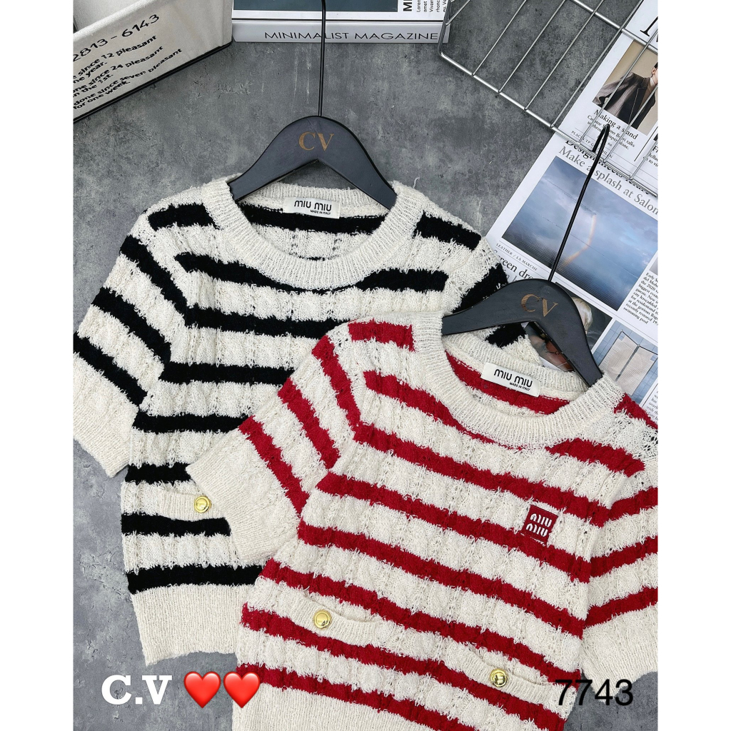 Áo crotop cộc tay len hàng QCL1