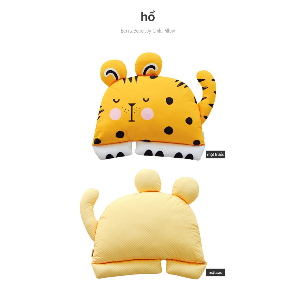 Bao gối tựa Joy/ Vỏ gối tựa Joy/ Cover Joy Pillow  cho bé nhập khẩu Bonitabebe HQ