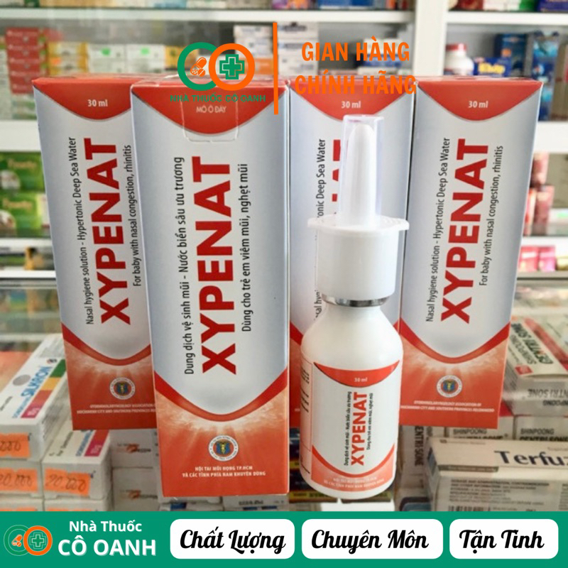 Xypenat 30ml (trẻ em 6 tháng đến 3 tuổi) - Hỗ trợ viêm xoang, viêm mũi dị ứng