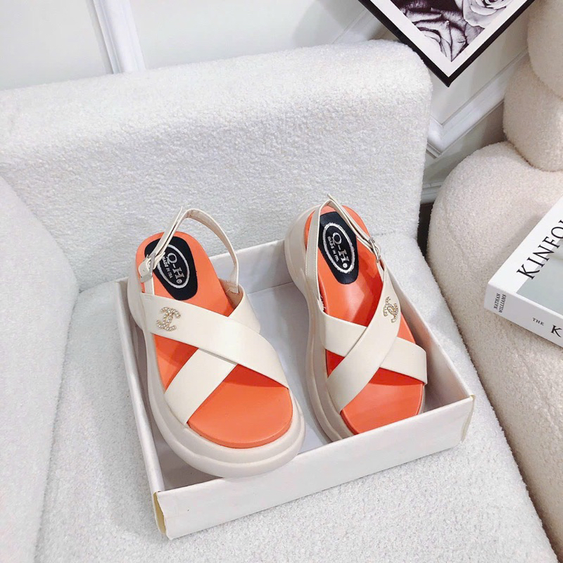 Sandal xuồng cn quai chéo