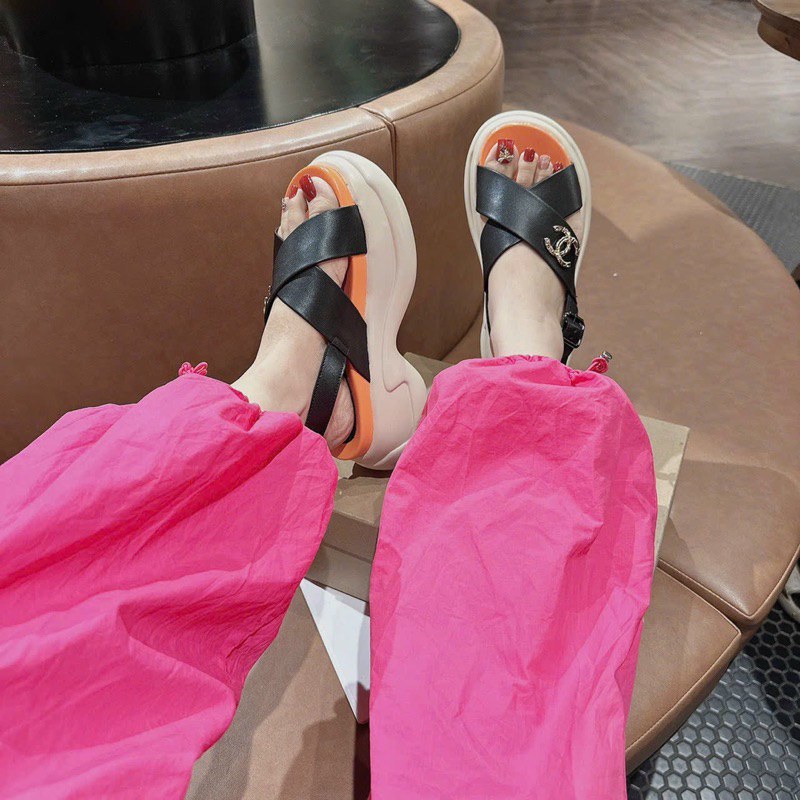 Sandal xuồng cn quai chéo