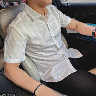 Áo SơMi Cộc Nam - Sơmi Nam - Chất Liệu MỀM MỊN MÁT 🎁 ASMC1153