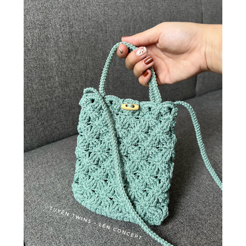 Túi len HANDMADE - Túi len đeo chéo