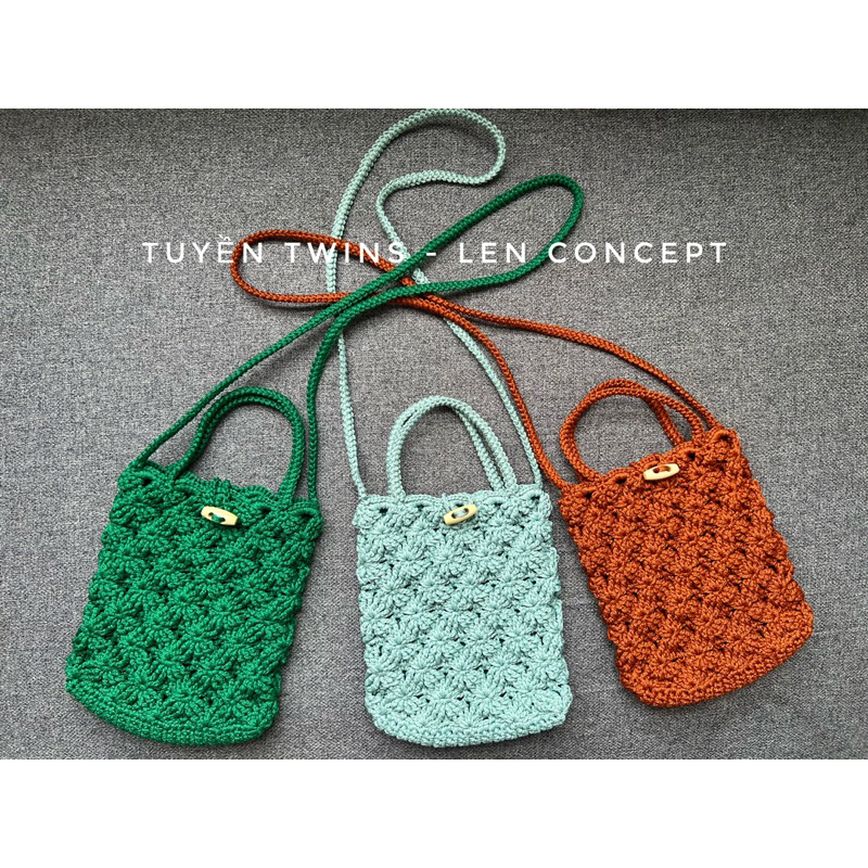 Túi len HANDMADE - Túi len đeo chéo