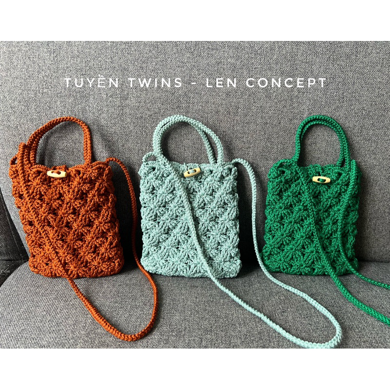 Túi len HANDMADE - Túi len đeo chéo