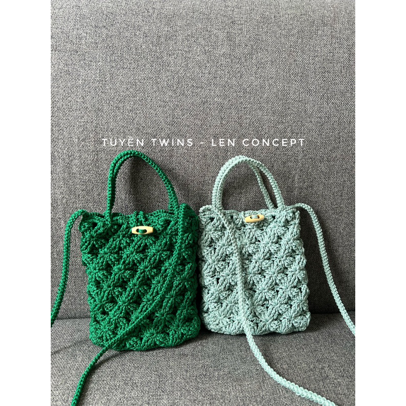 Túi len HANDMADE - Túi len đeo chéo