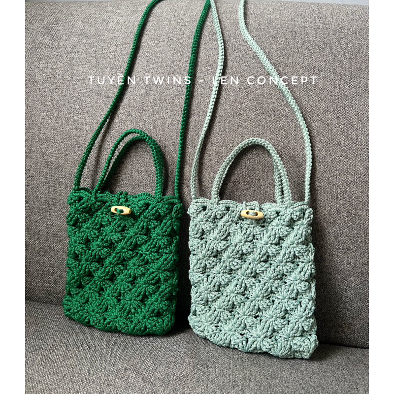 Túi len HANDMADE - Túi len đeo chéo