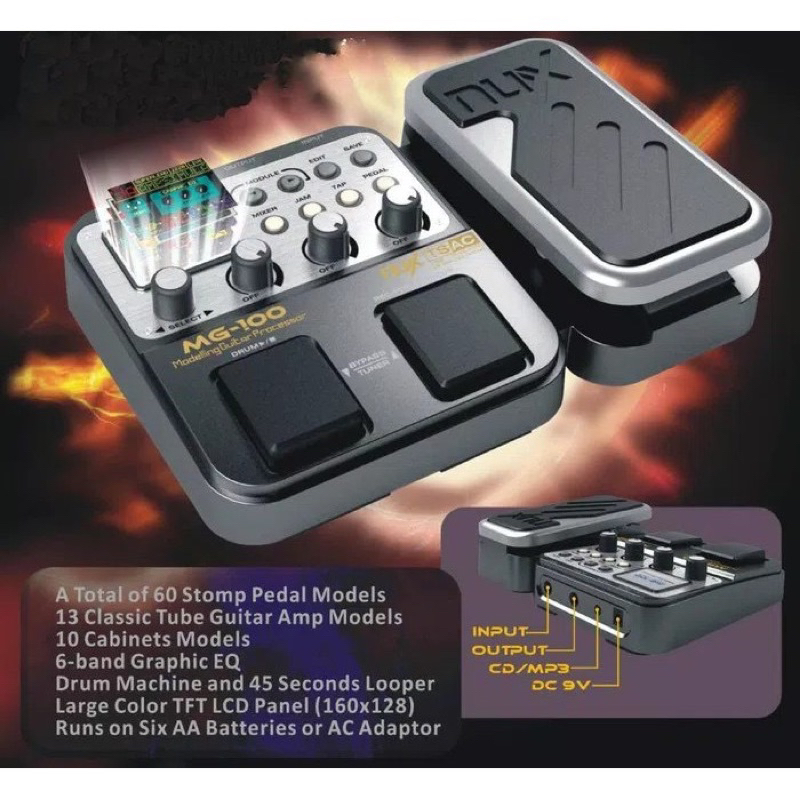 Phơ đàn guitar điện / Pedal biến âm đàn điện MG -100