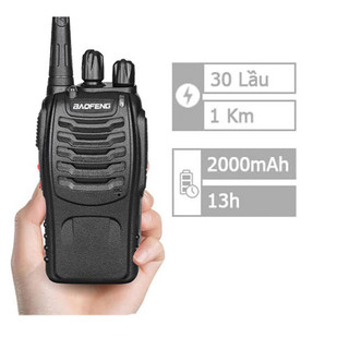 Bộ đàm baofeng bf-888s đàm thoại 1km-4km bản quốc tế