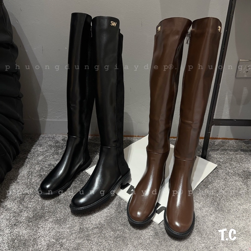 Bốt đùi da nhung qiuqiu hàng qccc