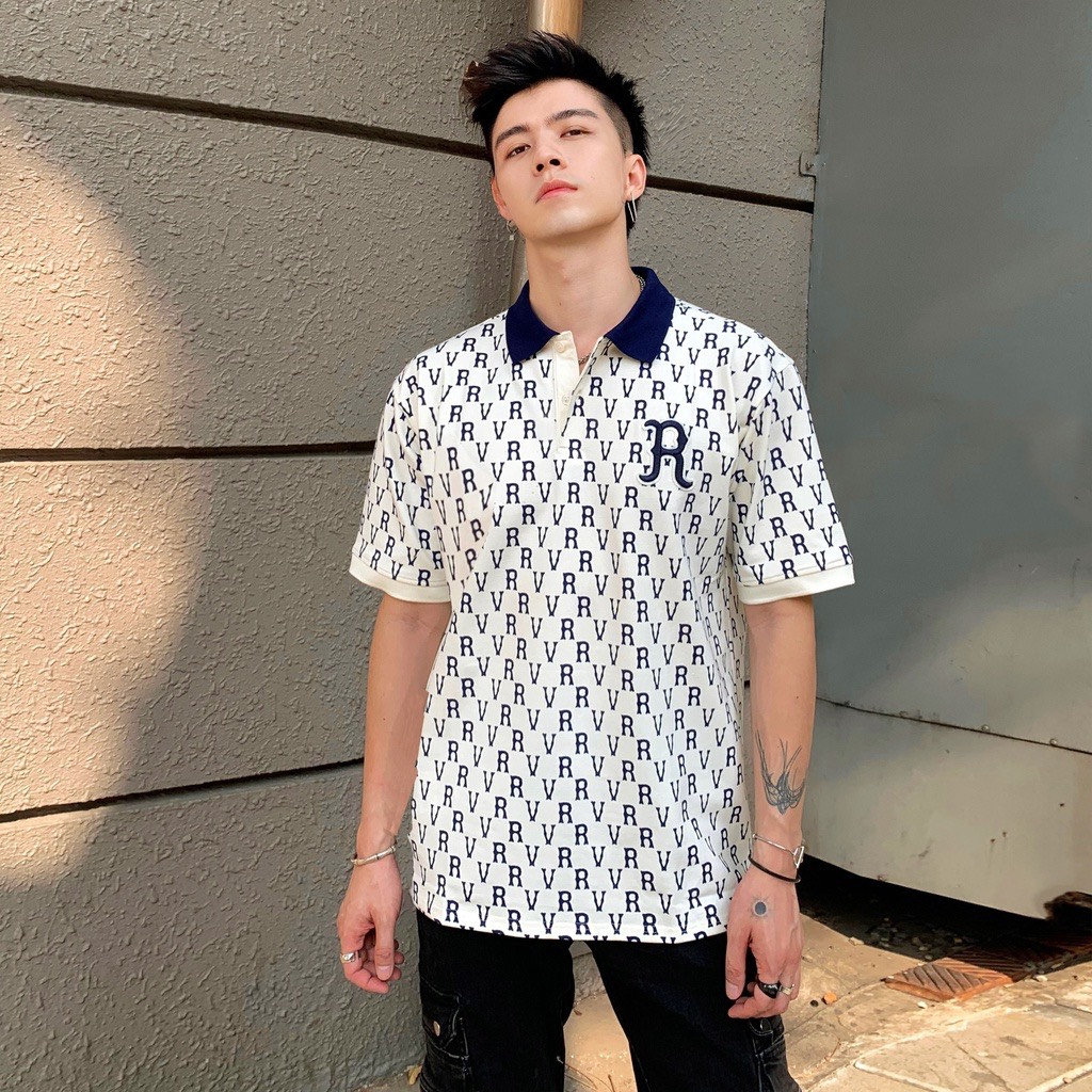 Áo Polo Nam Revor thêu thiết kế sang trọng,Polo nam chất liệu cotton co gian thoáng mát