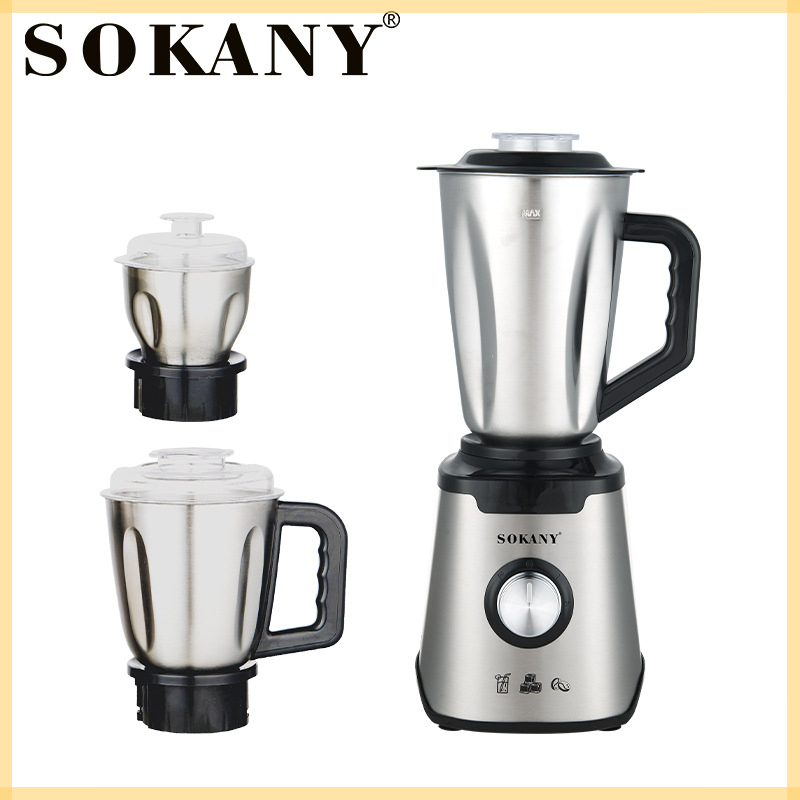 Máy Xay Sinh Tố Đa Năng SOKANY 187  Máy Xay Thịt Gia Dụng, Hai Cối Xay Tiện Lợi