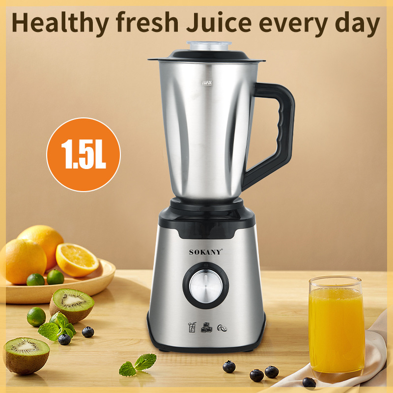 Máy Xay Sinh Tố Đa Năng SOKANY 187  Máy Xay Thịt Gia Dụng, Hai Cối Xay Tiện Lợi