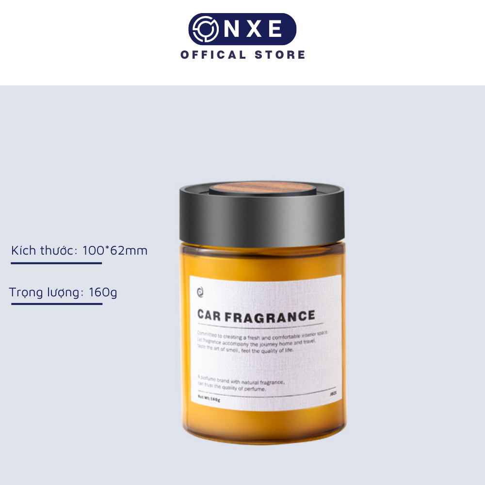 Sáp thơm ô tô hương tự nhiên onxe 160g dạng sáp thơm khử mùi giảm say thiết kế sang trọng hương nước hoa ô tô cao cấp