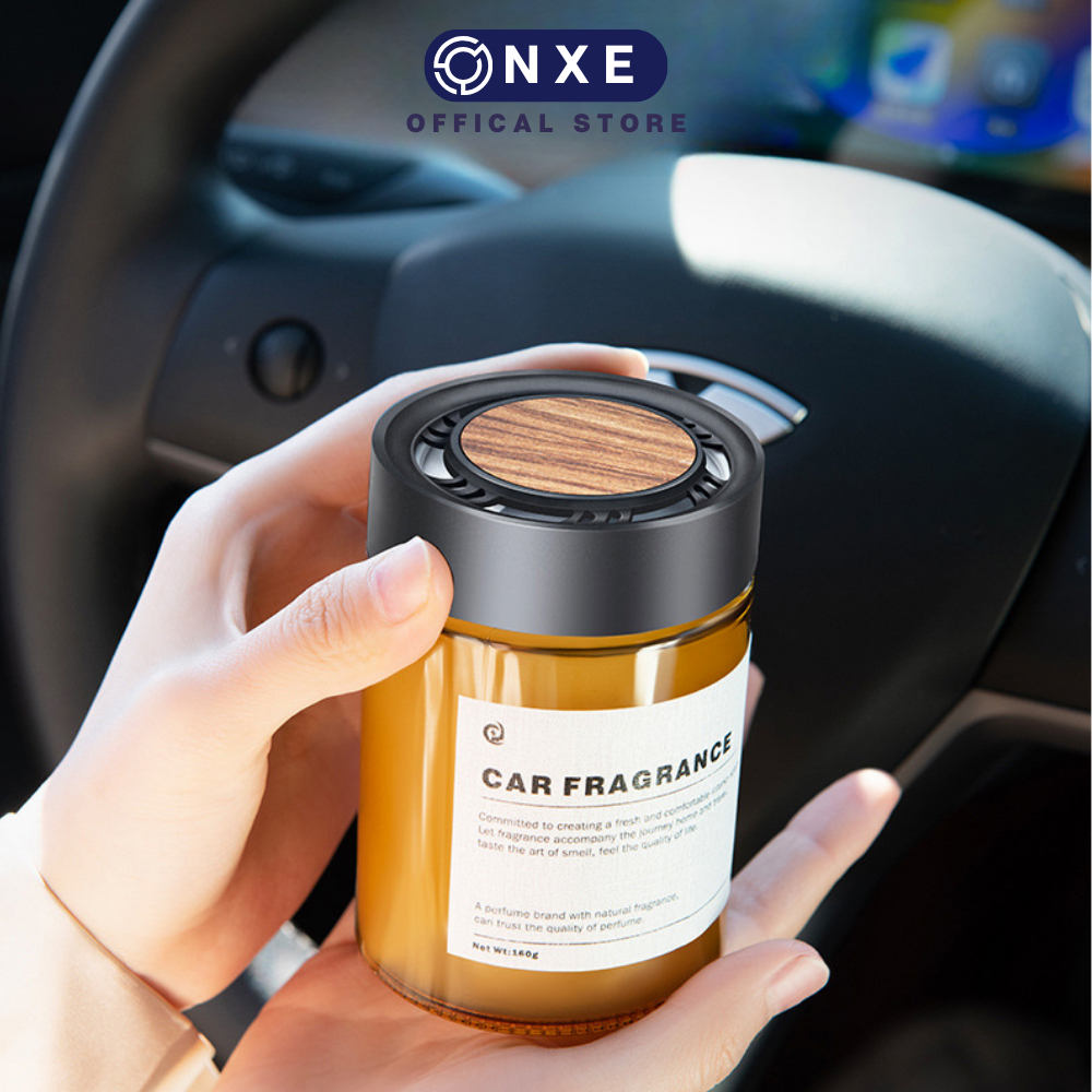 Sáp thơm ô tô hương tự nhiên onxe 160g dạng sáp thơm khử mùi giảm say thiết kế sang trọng hương nước hoa ô tô cao cấp