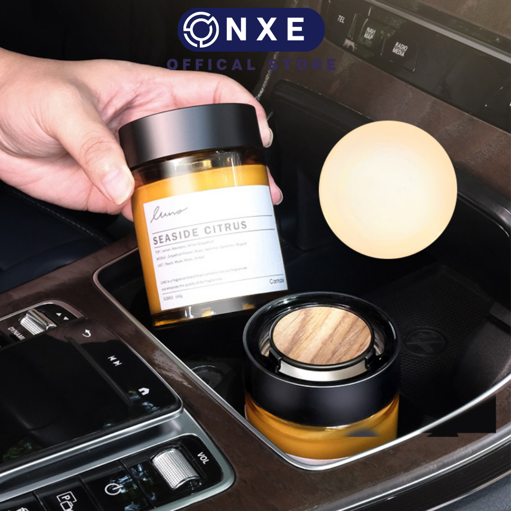 Sáp thơm ô tô hương tự nhiên onxe 160g dạng sáp thơm khử mùi giảm say thiết kế sang trọng hương nước hoa ô tô cao cấp