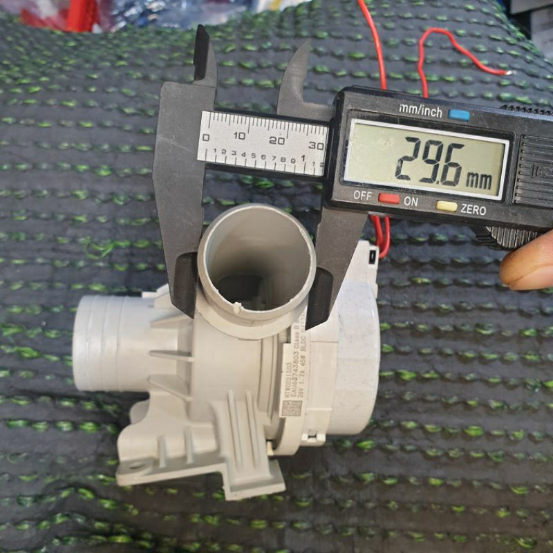 Bơm BLDC 26V 45W có Ron cao su, bơm nước không chổi than, bơm xả máy giặt