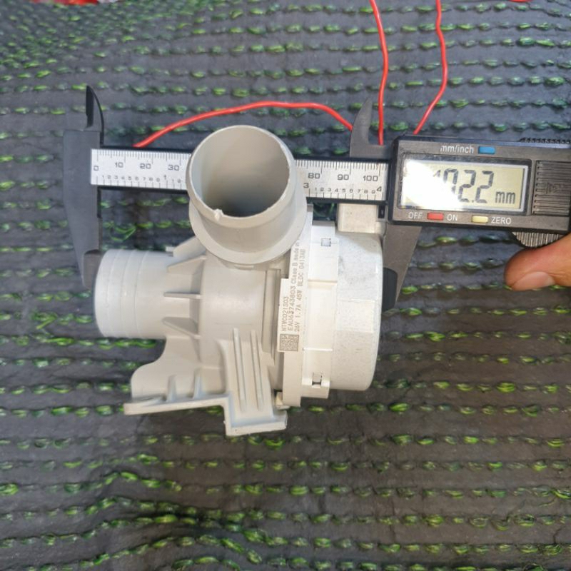 Bơm BLDC 26V 45W có Ron cao su, bơm nước không chổi than, bơm xả máy giặt