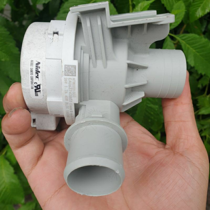 Bơm BLDC 26V 45W có Ron cao su, bơm nước không chổi than, bơm xả máy giặt